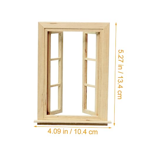 MILISTEN Puppenhaus Fenster Miniatur Möbel Zubehör Fach Klappfenster Modell Puppenmöbel für Puppen Glatt Poliert Dekoratives Puppenhaus Accessoire MILISTEN Puppenhaus Fenster Miniatur Möbel Zubehör Fach Klappfenster Modell Puppenmöbel für Puppen Glatt Poliert Dekoratives Puppenhaus Accessoire von Milisten