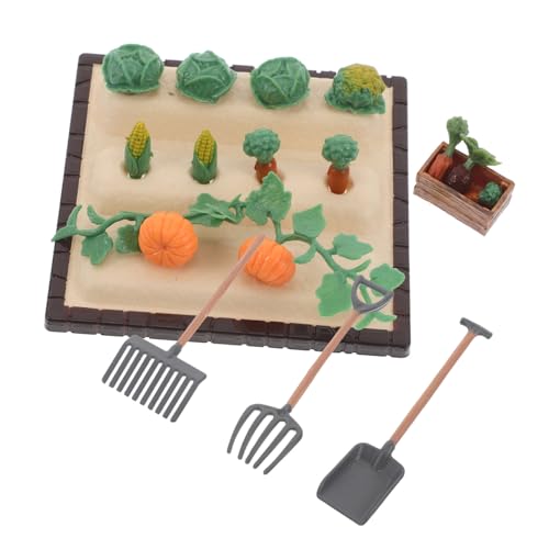 MILISTEN Miniatur Gartenwerkzeuge Für Teiliges Mit Schaufel Und Rechen Für Außen Und Miniaturgarten Szenen Dekoration Für Mädchen Und Sammler von Milisten
