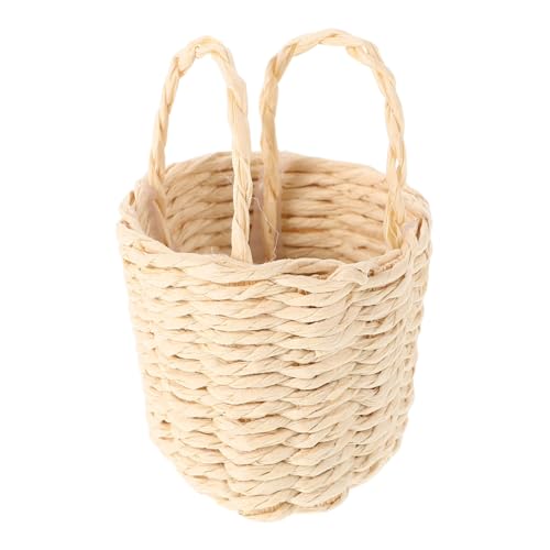 MILISTEN Rattan Korb für Puppenhaus Handgefertigter Realistischer Obstkorb aus Weide Miniaturszenen und Puppenhauszubehör Leicht und Tragbar MILISTEN Rattan Korb für Puppenhaus Handgefertigter Realistischer Obstkorb aus Weide Miniaturszenen und Puppenhauszubehör Leicht und Tragbar von Milisten