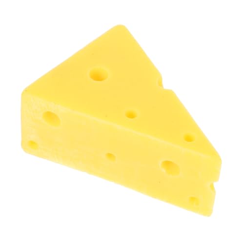 MILISTEN Realistisches Simuliertes Käsemodell Künstliche Käse Deko für Food Fotografie Langlebiges Harzspielzeug für Dessert und Heimdekoration von Milisten