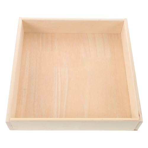 MILISTEN Sandspielzeug Sandkasten Holzbox Quadratisch Montessori Sandspielschale für Drinnen Stabile Sandablage für Kinderzimmer und Kleine Räume MILISTEN Sandspielzeug Sandkasten Holzbox Quadratisch Montessori Sandspielschale für Drinnen Stabile Sandablage für Kinderzimmer und Kleine Räume von Milisten