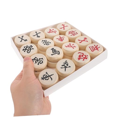 MILISTEN Schachbrettspiel Chinesische Dame Aus Holz Brettspiel Dame Für Erwachsene Internationales Schach Eltern-Kind-interaktionsspielzeug Reiseschach Schachspiel Chinesisches Spiel Holz MILISTEN Schachbrettspiel Chinesische Dame Aus Holz Brettspiel Dame Für Erwachsene Internationales Schach Eltern-Kind-interaktionsspielzeug Reiseschach Schachspiel Chinesisches Spiel Holz von Milisten