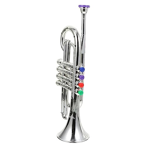 MILISTEN Simulation Trompete Lifelike Musikinstrument für Sicheres und Farbiges Design für Jungen und Mädchen Kreatives Lernspielzeug für Kleine Musiker von Milisten
