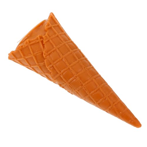 MILISTEN Simulierte Kleine Eistüte Modell aus PVC Realistisches Dessert Dekor Stabile Display Requisite für Fotografie Heim und Ladendekoration Vielseitiges Künstliches Eiswaffel von Milisten