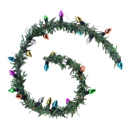 MILISTEN Simulierte Weihnachts -Rattan -Lichtschnur Zubehör Kranz Puppenhausbeleuchtung Puppenhauslichter deko Miniaturbäume Miniaturlichter für Puppenhaus Mini-Hausverzierung Plastik MILISTEN Simulierte Weihnachts -Rattan -Lichtschnur Zubehör Kranz Puppenhausbeleuchtung Puppenhauslichter deko Miniaturbäume Miniaturlichter für Puppenhaus Mini-Hausverzierung Plastik von Milisten