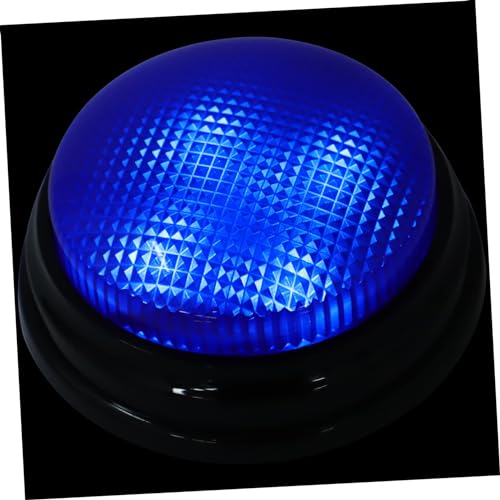 MILISTEN Sound Button mit Licht und Alarmton Party Gadget für Quizspiele und Wettbewerbe Batteriebetriebenes für Erwachsene und Büroumgebung Blau von Milisten