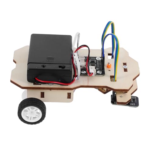 MILISTEN Stem Rc Auto Bausatz für DIY Elektromodell mit Smarter Spurverfolgung Robustes Lernspielzeug für Physikexperimente von Handwerklichen Fähigkeiten und Familienaktivitäten von Milisten