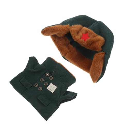 MILISTEN Teiliges Puppen-Armee-kostüm Grün Warme Winterjacke und Mütze Kreative Verkleidung für Puppen Fördert Fantasie und Feinmotorik für Sammeln und MILISTEN Teiliges Puppen-Armee-kostüm Grün Warme Winterjacke und Mütze Kreative Verkleidung für Puppen Fördert Fantasie und Feinmotorik für Sammeln und von Milisten
