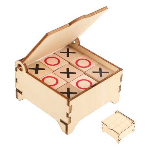MILISTEN Toe- Brettspiele Strategie -brettspiel Tischlufthockey Für Kinderparty Gefälligkeiten Kinderpädagogische Spielzeuge Lernspiel Denkspiel Holz von Milisten