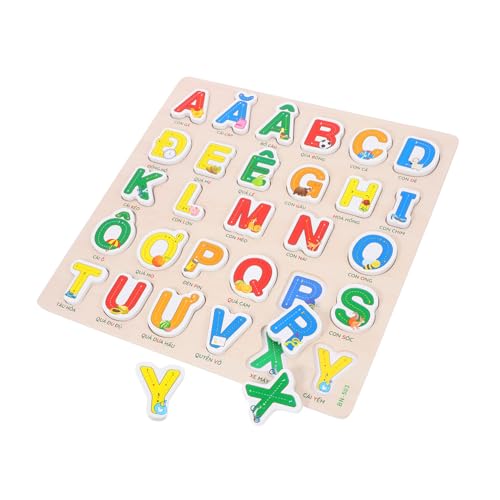 MILISTEN Vietnamesisches Puzzle Alphabet-rätsel Für Kleinkinder Kinderspielzeug Passendes Buchstabenspiel Für Kleinkind Rätsel ABC-Puzzle -rätsel Vorschulspielzeug Holz MILISTEN Vietnamesisches Puzzle Alphabet-rätsel Für Kleinkinder Kinderspielzeug Passendes Buchstabenspiel Für Kleinkind Rätsel ABC-Puzzle -rätsel Vorschulspielzeug Holz von Milisten