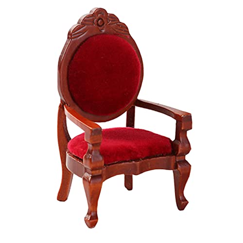 MILISTEN Vintage Geschnitzter Stuhl aus Holz Robustes Deko Accessoire für Puppenstuben Zubehör für Kinderzimmer und Miniatur Dekoration MILISTEN Vintage Geschnitzter Stuhl aus Holz Robustes Deko Accessoire für Puppenstuben Zubehör für Kinderzimmer und Miniatur Dekoration von Milisten