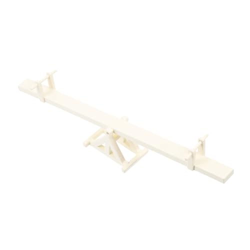 MILISTEN Mini Seesaw Modell Kreatives Spielzeug Für Puppenhäuser Beige Miniaturmöbel Mit Detailliertem Design Für DIY Dekoration von Milisten