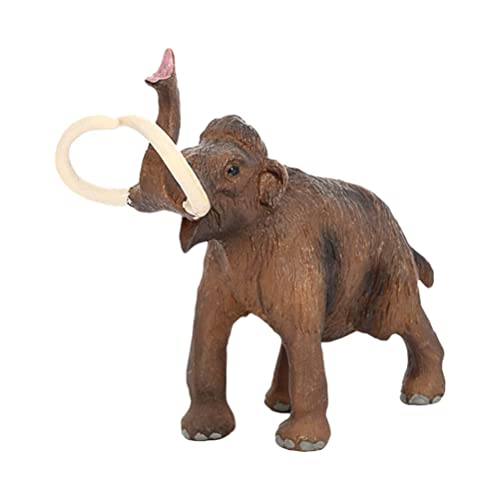 MILISTEN Wolliges Mammut-Modell, antiker Elefant, Figuren, Wildtier-Modell, Wildtiere, Mammuthus Spielzeug für Tiersammlung von Milisten