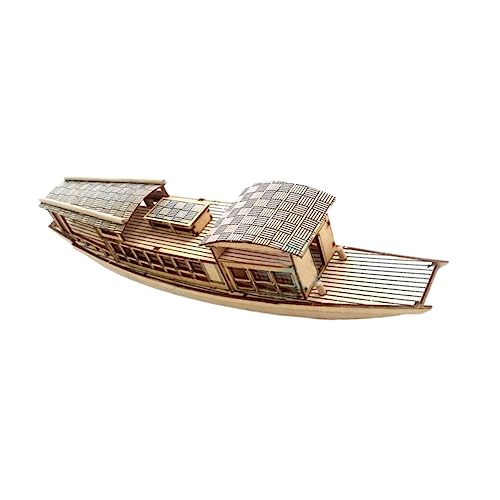 MILISTEN Zusammengebautes Holzmodell DIY Boot Ornament aus Holz Boot Modellbau MILISTEN Zusammengebautes Holzmodell DIY Boot Ornament aus Holz Boot Modellbau von Milisten