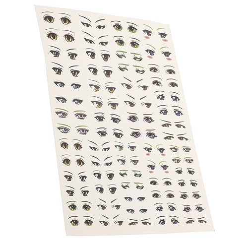 Milisten 1 Blatt Anime -Augenaufkleber Manga -Augenabziehbilder Cartoon-Augen-Aufkleber Animations-Augenabziehbilder Cartoon-Aufkleber für zum Selbermachen Augen Aufkleber Papier Milisten 1 Blatt Anime -Augenaufkleber Manga -Augenabziehbilder Cartoon-Augen-Aufkleber Animations-Augenabziehbilder Cartoon-Aufkleber für zum Selbermachen Augen Aufkleber Papier von Milisten
