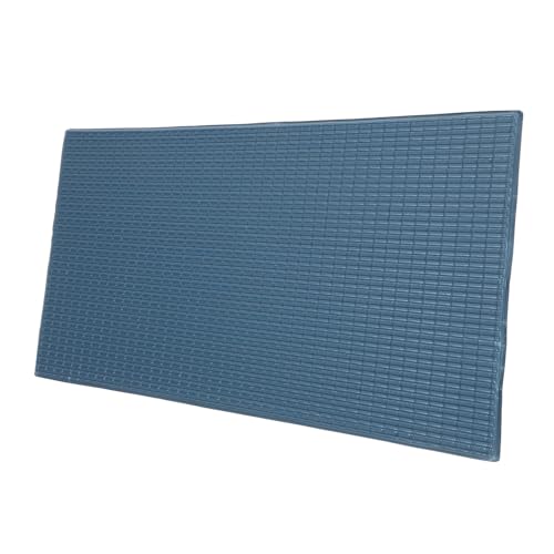 Milisten 1 Blatt Puppenhausfliesen Modell Miniatur Ton DIY Dachziegel Sandtisch Dachziegel Dekore Kleine Simulation Dachziegel Mini Dekoration Lebensechte Kleine Dachziegel Blau PVC von Milisten