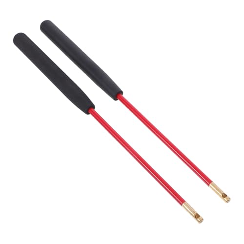 Milisten 1 Paar Diabolo-Stange Plastik -Diabolo -Sticks Austauschbare Yoyo -Stöcke Chinesische yo yo Teile Chinesische Yo Yo -Handstöcke chinesisches Jonglierspielzeug rot von Milisten