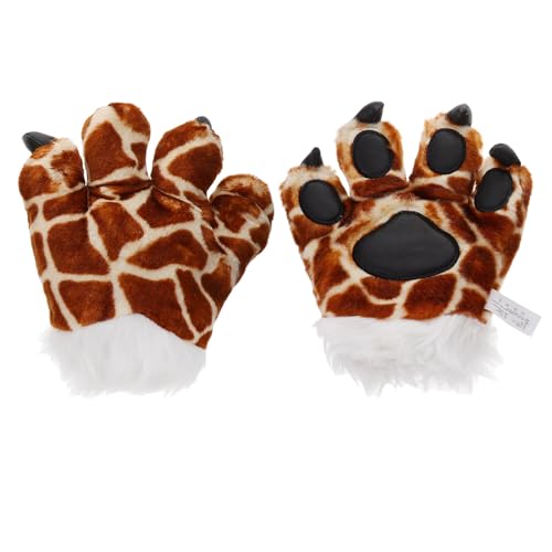 Milisten 1 Paar Giraffenhandschuhe Handpuppentier Giraffe Handpuppe Handpuppen Für Handpuppen Für Kleinkinder Süße Puppen Tierpuppen Für Kleinkinder von Milisten