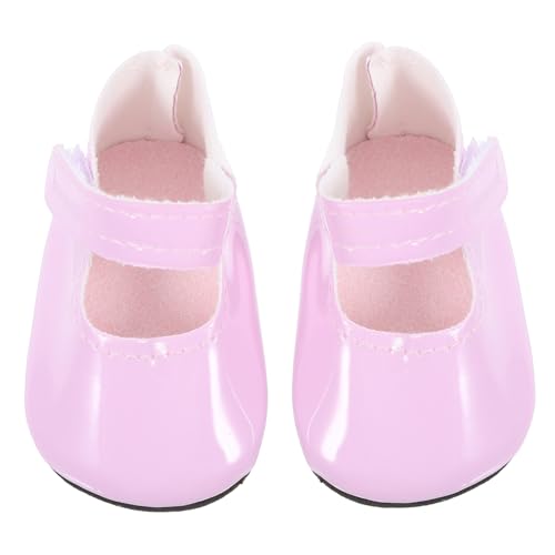 Milisten 1paar Puppenschuhe Für Mädchen Süße Kleine Pu-Schuhe Dekorative Wechselkleidung Für Stoffpuppen Für Kreative Spielideen Und Stilvolle Outfits von Milisten