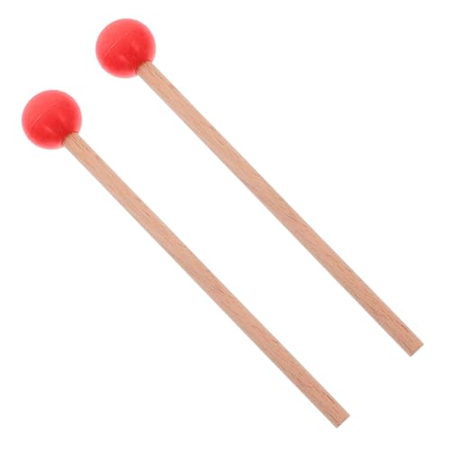 Milisten 1 Paar Marimba Schlägel Xylophon Schlaginstrument Kleine Schlägel Stabförmige Instrumente Trommel Pauke Handfilz Weich Für Erwachsene Schlagteile Schlagzubehör Gummi von Milisten