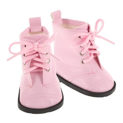 MILISTEN 1paar Miniatur Puppenstiefel Für Mädchen Hochwertige Stoffschuhe Für Puppen Kreative Ankleide-Accessoires Langlebig Und Bequem Fördert Fantasievolles Spielen von Milisten