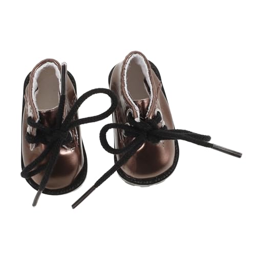 Milisten 1 Paar Puppenschuhe aus Kunstleder für Große Puppen und Glänzende Flats für Puppenhaus Zubehör Kreative Szenen Milisten 1 Paar Puppenschuhe aus Kunstleder für Große Puppen und Glänzende Flats für Puppenhaus Zubehör Kreative Szenen von Milisten