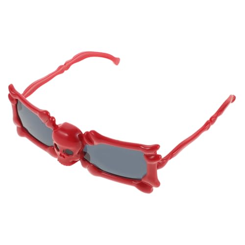Milisten 1 Paar Skull Shaped Sonnenbrille für Halloween Lustige Partybrille Leicht und Tragbar Accessoire für Kostümpartys Unisex für Jungen und Langlebig und Bequem Milisten 1 Paar Skull Shaped Sonnenbrille für Halloween Lustige Partybrille Leicht und Tragbar Accessoire für Kostümpartys Unisex für Jungen und Langlebig und Bequem von Milisten