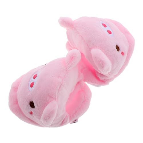 Milisten 1 Paar Süße Plüsch Puppenschuhe Tierdesign Hausschuhe für Puppen für Winteraccessoires für Puppenoutfits von Milisten