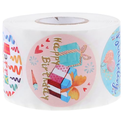 Milisten 1 Rolle „Happy Birthday“ Kinderspielzeug Rollenaufkleber Glückwunschaufkleber Happy Birthday Aufkleber Selbstklebende Aufkleber Geburtstagsparty Aufkleber Süßigkeitentüten Milisten 1 Rolle „Happy Birthday“ Kinderspielzeug Rollenaufkleber Glückwunschaufkleber Happy Birthday Aufkleber Selbstklebende Aufkleber Geburtstagsparty Aufkleber Süßigkeitentüten von Milisten