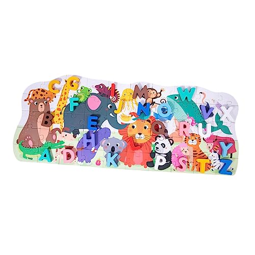 Milisten 1 Satz Alphabet-Puzzlespielzeug Puzzle- für Bildungsspielzeug tierisches Rätsel Puzzlebrett aus Holz Bildungsrätsel Puzzlebrett für hölzern Milisten 1 Satz Alphabet-Puzzlespielzeug Puzzle- für Bildungsspielzeug tierisches Rätsel Puzzlebrett aus Holz Bildungsrätsel Puzzlebrett für hölzern von Milisten
