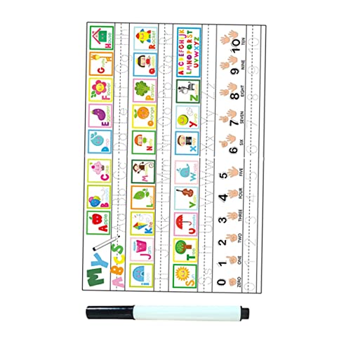 Milisten 1 Satz Alphabet-Wandaufkleber Aufkleber Selbstklebender Alphabet-Aufkleber Buchstabenaufkleber Whiteboard-Radierer Klassenzimmeraufkleber Buchstabenlernaufkleber PVC von Milisten
