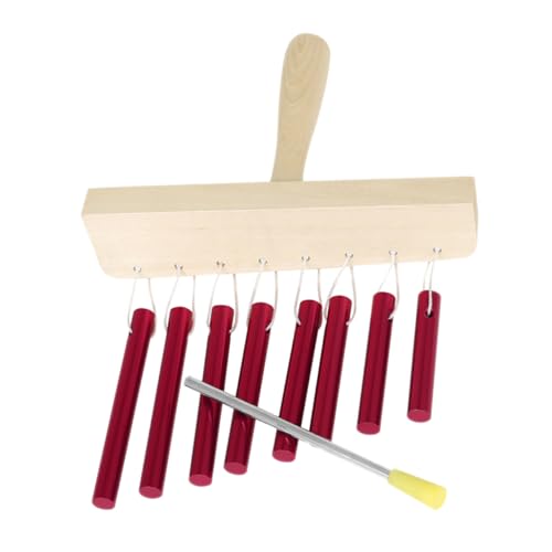 Milisten 1 Satz Aluminiumrohrglocken Arrangement Instrument Aluminiumrohr Glockenspiel Percussion Handglocke Percussion Glockenspiel Musik Lehrhilfen Percussion Windspiel von Milisten