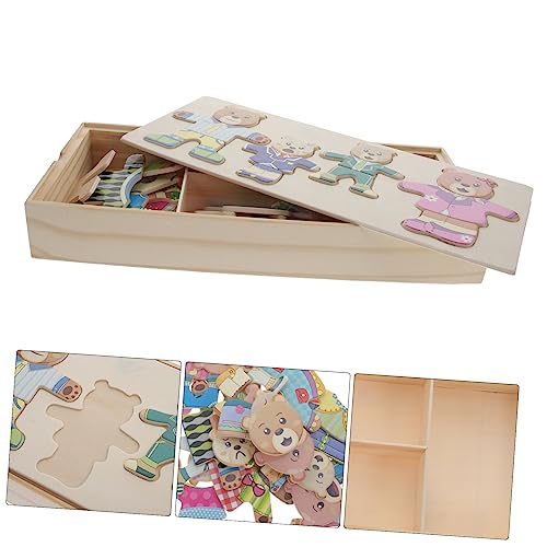 Milisten 1 Satz Ankleide-Puzzle Tierwechsel-Kleidungsrätsel Tierpuzzlespiel für Tierrätsel für Puzzle- für Tierpuzzle- Holz Milisten 1 Satz Ankleide-Puzzle Tierwechsel-Kleidungsrätsel Tierpuzzlespiel für Tierrätsel für Puzzle- für Tierpuzzle- Holz von Milisten