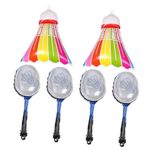 Milisten 1 Satz Aufblasbares Badminton Aufblasbare Badminton-ballons Badmintonball-ballon Badminton-partyballons Aluminiumballons Badminton Rackets Ballon Sportballons Aluminiumfolie Milisten 1 Satz Aufblasbares Badminton Aufblasbare Badminton-ballons Badmintonball-ballon Badminton-partyballons Aluminiumballons Badminton Rackets Ballon Sportballons Aluminiumfolie von Milisten