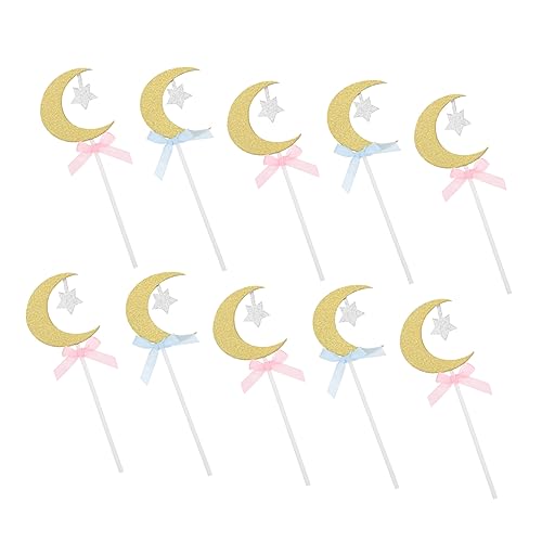 Milisten 1 Satz Backen Dekoration Kuchendeckel Mond Und Sterne Mondstern Cupcake Topper Party Decoration Geburtstagseinladungen Kuchendekorationen Mit Sternen Sternkucheneinsätze 20 Stück Milisten 1 Satz Backen Dekoration Kuchendeckel Mond Und Sterne Mondstern Cupcake Topper Party Decoration Geburtstagseinladungen Kuchendekorationen Mit Sternen Sternkucheneinsätze 20 Stück von Milisten
