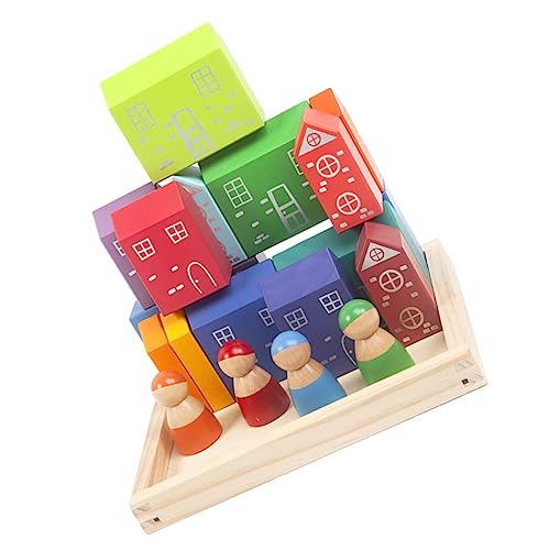 Milisten 1 Satz Bausteinspielzeug zusammenbauen für Kleinkind Kinderblöcke Bildungsspielzeug blockiert Kinderpädagogikspielzeug Interaktives bausteine Holz Milisten 1 Satz Bausteinspielzeug zusammenbauen für Kleinkind Kinderblöcke Bildungsspielzeug blockiert Kinderpädagogikspielzeug Interaktives bausteine Holz von Milisten