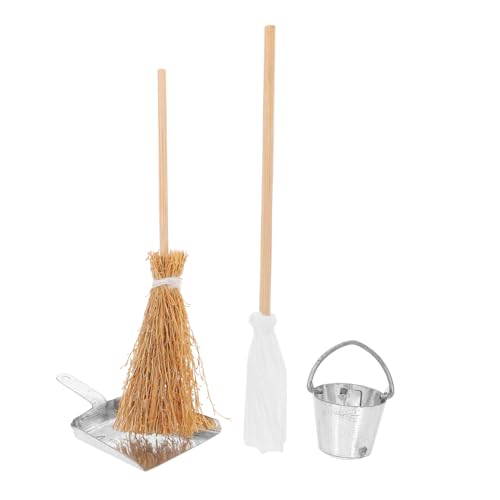 Milisten 1 Satz Besen Dustpan Model Puppenhausbesen Mini-Hausbesen Simulationsmopp Mini-Kehrschaufel- Simulation Besen simulierter Mopp Mini-Zimmerwischer simulierter Eimer Harz Milisten 1 Satz Besen Dustpan Model Puppenhausbesen Mini-Hausbesen Simulationsmopp Mini-Kehrschaufel- Simulation Besen simulierter Mopp Mini-Zimmerwischer simulierter Eimer Harz von Milisten