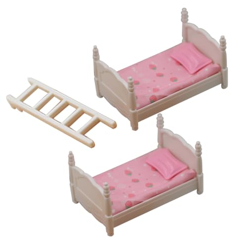 Milisten 1 Satz Bett-up-Modell Etagenbett Für Babypuppen Miniatur-Puppen-etagenbett Mini- -etagenbett- Mini Möbelmodelle Puppenmöbel Schlafzimmer Lebensspielszenenmodell Plastik Milisten 1 Satz Bett-up-Modell Etagenbett Für Babypuppen Miniatur-Puppen-etagenbett Mini- -etagenbett- Mini Möbelmodelle Puppenmöbel Schlafzimmer Lebensspielszenenmodell Plastik von Milisten
