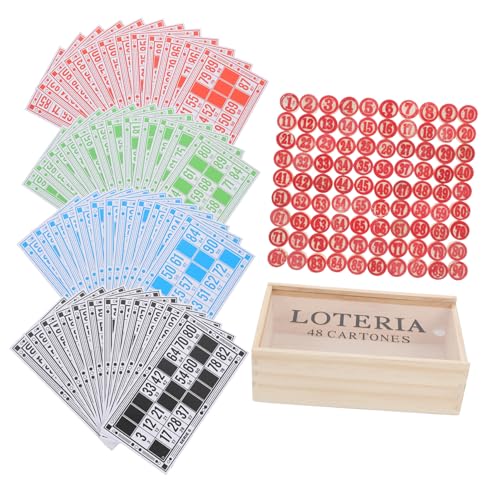 Milisten 1 Satz Bingo-Schach Lotto-Brettspiele Dame-Brettspiel für tragbares Schachkinderspiel Bingo-Brettspiel Intellektuelles Schachbrettspiel Reiseschach Holz Milisten 1 Satz Bingo-Schach Lotto-Brettspiele Dame-Brettspiel für tragbares Schachkinderspiel Bingo-Brettspiel Intellektuelles Schachbrettspiel Reiseschach Holz von Milisten