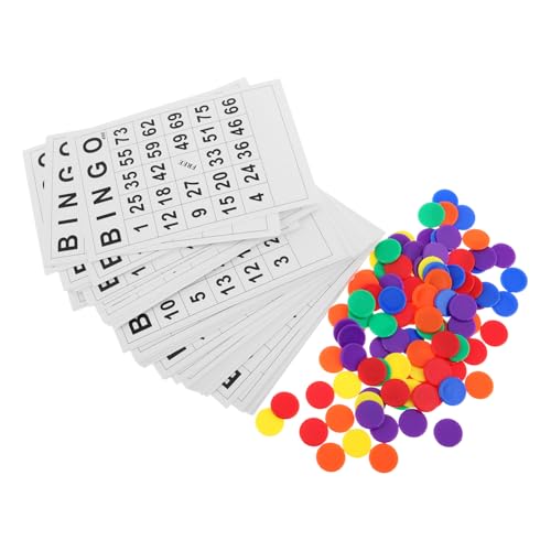 Milisten 1 Satz Bingokarten Spielchips Bingo-Chips Für Spiele Party-Bingo-Karten Jetons Bingo-spielchips Chips Für Pokerspiele Kunststoffchips Für Spiele Party-Bingo-Spiel Bingo-chip Papier Milisten 1 Satz Bingokarten Spielchips Bingo-Chips Für Spiele Party-Bingo-Karten Jetons Bingo-spielchips Chips Für Pokerspiele Kunststoffchips Für Spiele Party-Bingo-Spiel Bingo-chip Papier von Milisten