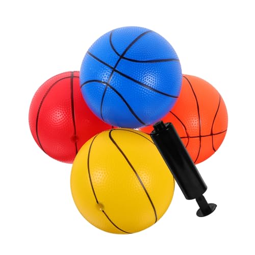 Milisten 1 Satz Bouncy Ball für Teiliges Basketballspielzeug mit Pumpe Fördert Hand Fuß Koordination und Spielspaß im Freien und Drinnen Milisten 1 Satz Bouncy Ball für Teiliges Basketballspielzeug mit Pumpe Fördert Hand Fuß Koordination und Spielspaß im Freien und Drinnen von Milisten