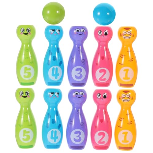 Milisten 1 Satz Bowling Set für Teile mit Bowlingbällen für Drinnen und Draußen Fördert Motorik und Koordination Sicheres aus Robusten Materialien Milisten 1 Satz Bowling Set für Teile mit Bowlingbällen für Drinnen und Draußen Fördert Motorik und Koordination Sicheres aus Robusten Materialien von Milisten