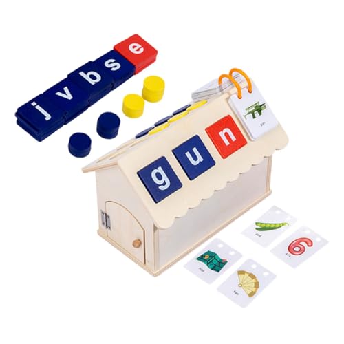 Milisten 1 Satz Buchstabenspielzeug aus Holz kinderspielzeug passendes Buchstabenspiel Briefe Karten Holzspielzeug für Kleinkinder Alphabet- Alphabet-Kabine Milisten 1 Satz Buchstabenspielzeug aus Holz kinderspielzeug passendes Buchstabenspiel Briefe Karten Holzspielzeug für Kleinkinder Alphabet- Alphabet-Kabine von Milisten