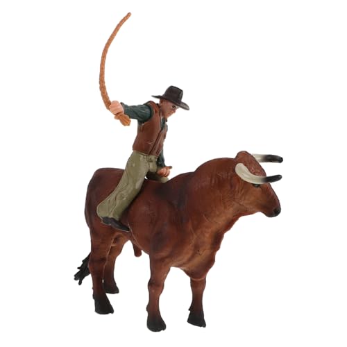 Milisten 1 Satz Cowboy-Bullen-Modell Cowboy- Cowboy- Cowboy-Kuchendeckel Cowboy-Statuen Bullenreitausrüstung Cowboy -Kostüm Cowboy-Accessoires für Männer Cowboy -Figur Harz Milisten 1 Satz Cowboy-Bullen-Modell Cowboy- Cowboy- Cowboy-Kuchendeckel Cowboy-Statuen Bullenreitausrüstung Cowboy -Kostüm Cowboy-Accessoires für Männer Cowboy -Figur Harz von Milisten