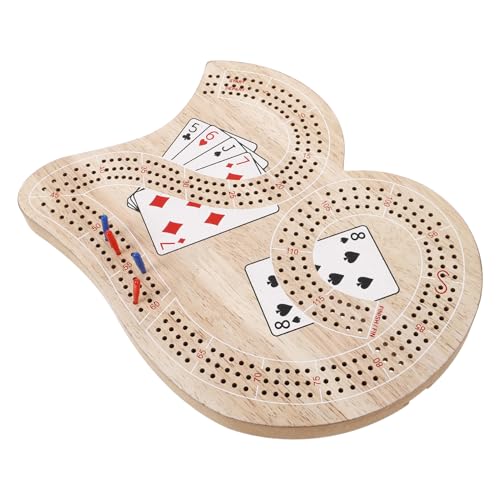 Milisten Cribbage Brettspiel Satz für 2 Spieler Traditionelles Holzspiel mit Punktespielbrett Kompakt und Tragbar für Familienabende und Reisen Einzigartige Brettspiele mit Zubehör Milisten Cribbage Brettspiel Satz für 2 Spieler Traditionelles Holzspiel mit Punktespielbrett Kompakt und Tragbar für Familienabende und Reisen Einzigartige Brettspiele mit Zubehör von Milisten