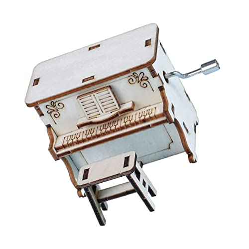 Milisten 1 Satz DIY Piano Spieluhr Holzmodell Musikalische Box für Kreative Bastelprojekte Pädagogisches für Jungen und Mädchen für Zuhause und Milisten 1 Satz DIY Piano Spieluhr Holzmodell Musikalische Box für Kreative Bastelprojekte Pädagogisches für Jungen und Mädchen für Zuhause und von Milisten