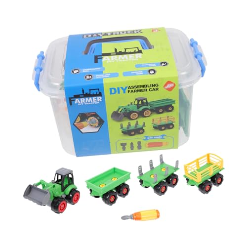 Milisten 1 Satz DIY Spielzeugauto Set für Kreatives Transportfahrzeug Modell und Montage mit Aufbewahrungsbox Sicher und Einfach zu Handhaben Fördert die Fantasie und Motorik Milisten 1 Satz DIY Spielzeugauto Set für Kreatives Transportfahrzeug Modell und Montage mit Aufbewahrungsbox Sicher und Einfach zu Handhaben Fördert die Fantasie und Motorik von Milisten