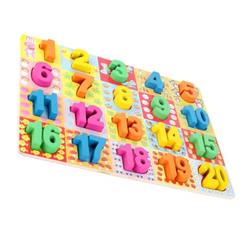 Milisten 1 Satz Digitale Panel -Spielzeuge pädagogisches Frühes Bildungsspielzeug Puzzle- aus Holz Rätselspielzeug Bausteinspielzeug Holzbausteine Papier Milisten 1 Satz Digitale Panel -Spielzeuge pädagogisches Frühes Bildungsspielzeug Puzzle- aus Holz Rätselspielzeug Bausteinspielzeug Holzbausteine Papier von Milisten