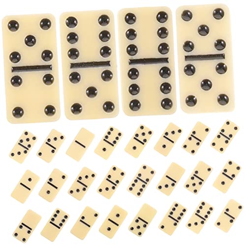 Milisten 1 Satz Domino Set für Erwachsene Klassisches Domino Familienfeiern und Partys und Vielseitigkeit für Spielabende und Kreative Bauprojekte von Milisten