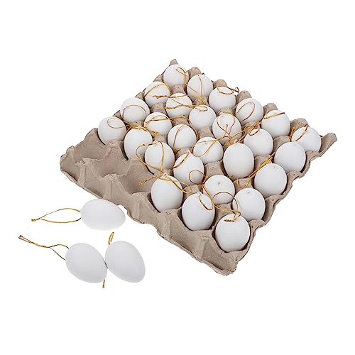 Milisten 1 Satz Easter DIY Eier Ostereier für Bastelprojekte Malen und Dekoration Simulierte Eier mit Aufhängung für Ostern und Kreative Bastelideen Milisten 1 Satz Easter DIY Eier Ostereier für Bastelprojekte Malen und Dekoration Simulierte Eier mit Aufhängung für Ostern und Kreative Bastelideen von Milisten